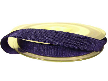 Taśma 10mm elastyczna atłas jasny granat