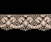 Koronka 7cm bawełniana naturalna