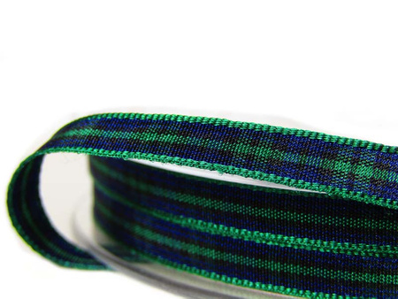 Wstążka 7mm kratka szkocka Black Watch