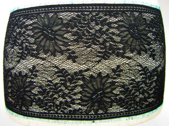 Wstawka 17cm elastyczna czarna