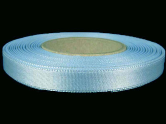 Wstążka 10mm atłas błękitna
