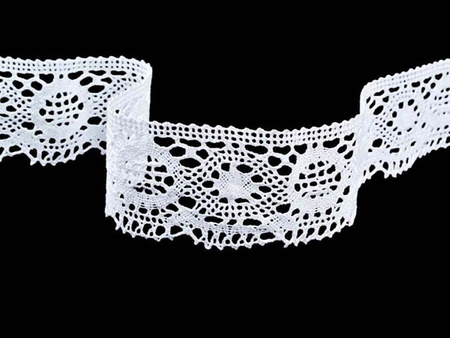Koronka 5,8cm bawełniana biała