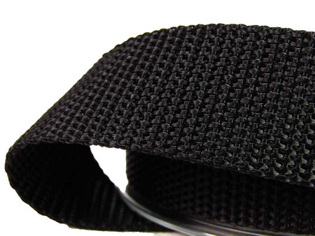 Taśma 25mm nośna czarna