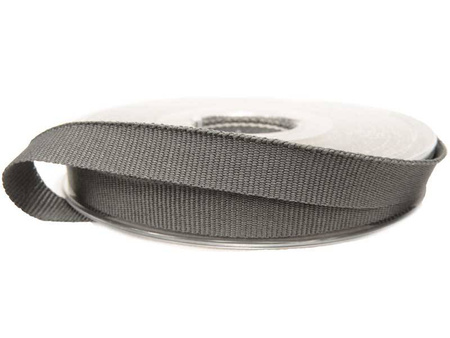 Taśma 10mm ryps poliestrowa grafit