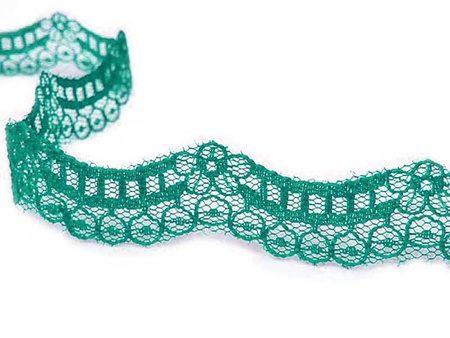 Koronka 1,5cm stabilna morska