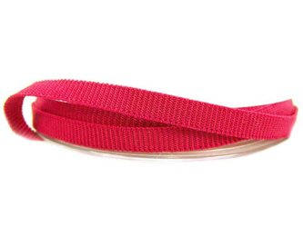 Taśma 6mm elastyczna rypsowa amarant