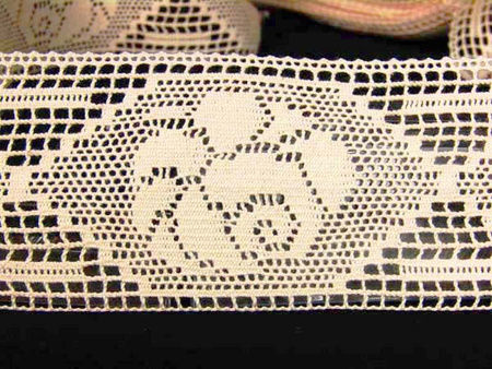 Wstawka 8,8cm bawełniana naturalna