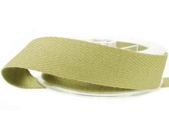 TaTaśma 20mm bawełniana jodełka beż