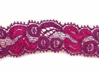 Wstawka 2,5cm elastyczna buraczek