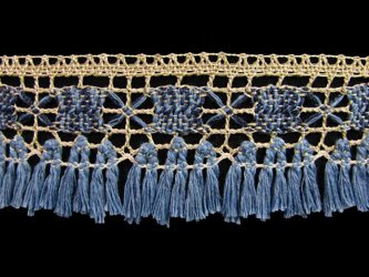 Taśma 6,5cm FRĘDZEL mix niebieska