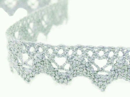 Koronka 1,8cm bawełniana niebieski antyczny