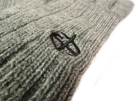 Rękawiczka DZIANA bez 2-palcy popiel