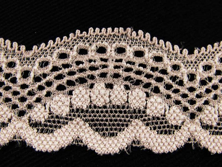 Koronka 3cm elastyczna antyczny róż