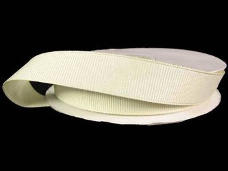 Taśma 15mm ryps poliestrowa ecru