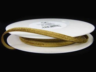 Aksamitka 5mm złoty beż