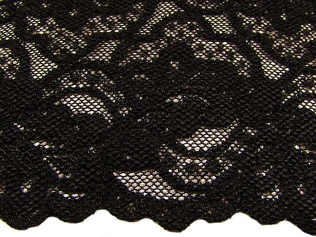 Wstawka 21cm elastyczna czarna