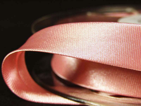 Lamówka 1,5cm atłasowa róż