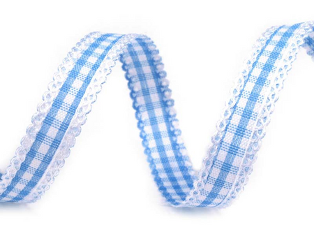 Wstążka 10mm PEPITO błękitna