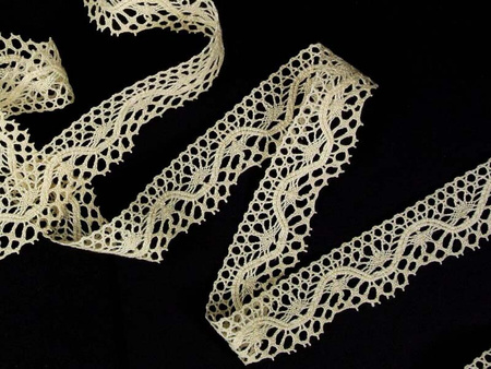 Koronka 2,7cm bawełniana naturalna