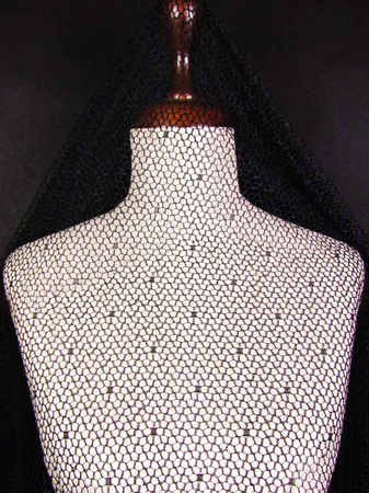 Tiul 140cm miękki KABARETKA czarny