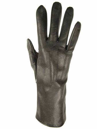 Rękawiczka męska SKÓRA nieocieplana czarna