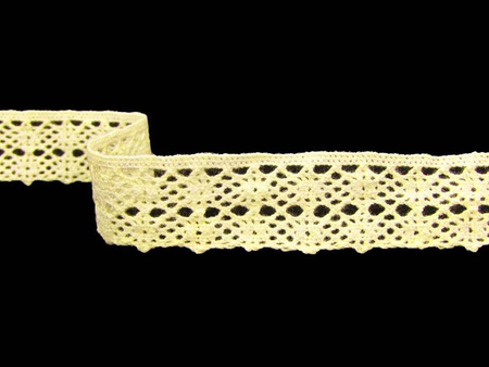 Koronka 2cm bawełniana baldożółta