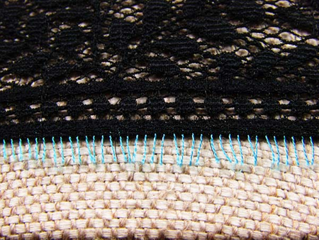 Wstawka 17cm elastyczna czarna