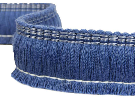 Taśma 3cm FRĘDZEL bawełna niebieska