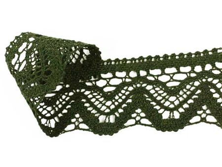 Koronka 5,8cm bawełniana khaki