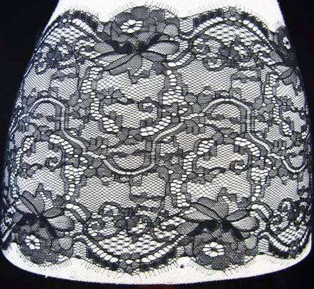 Wstawka 21cm stabilna czarna