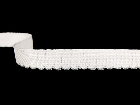 Taśma 0,9cm bawełniana OBSZYWKA popiel