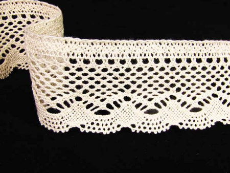 Koronka 5,5cm bawełniana naturalna