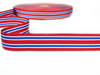 Taśma 25mm ryps lampas czerwona