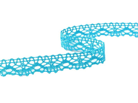 Koronka 1,6cm bawełniana turkus