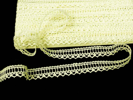 Koronka 1,8cm len wybielany