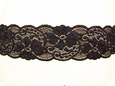 Wstawka 6cm elastyczna czarna