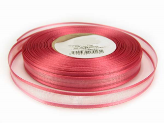 Wstążka 10mm organtyna LAMÓWKA antyczny róż