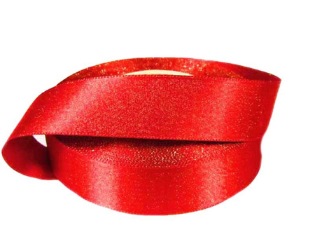 Wstążka 24mm atłas REXOR czerwona