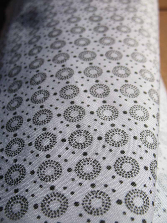 Bawełna drukowana biała