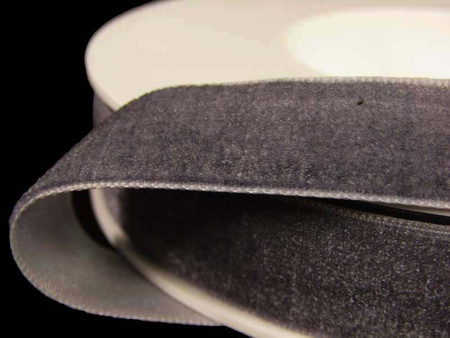 Aksamitka 15mm ciemny popiel