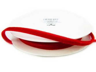 Aksamitka 5mm czerwona