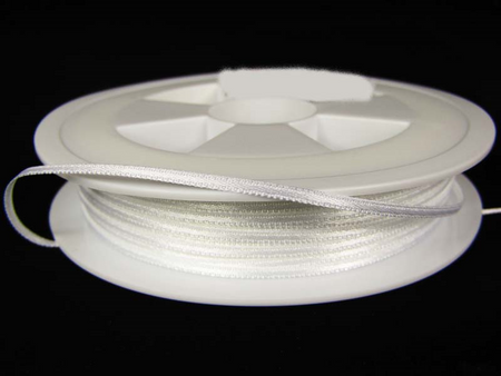 Wstążka 1,5mm atłas biała