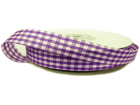 Wstążka 12mm PEPITO fiolet