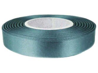 Wstążka 15mm atłas antyczny niebieski