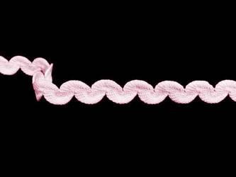 Taśma 7mm zygzak elastyczna róż