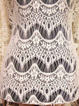 Koronka 140cm bawełniano-poliesterowa ecru