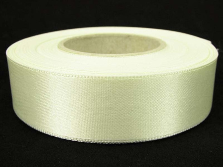 Wstążka 24mm atłas ecru jasny