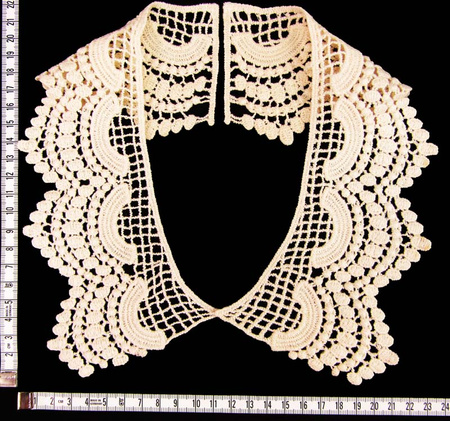 Kołnierzyk damski gipiura natural