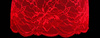 Koronka 12cm elastyczna czerwona