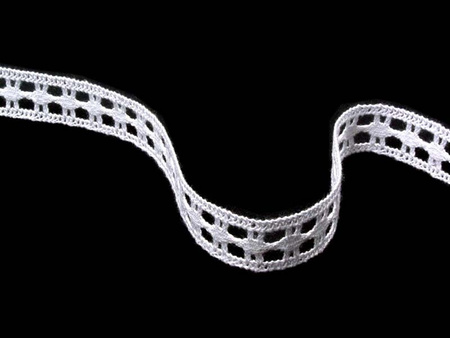 Wstawka 1,6cm bawełniana biała